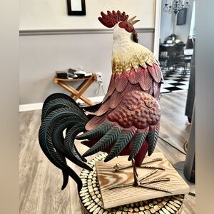 T.J.Maxx Multicolor Rooster Figurine
